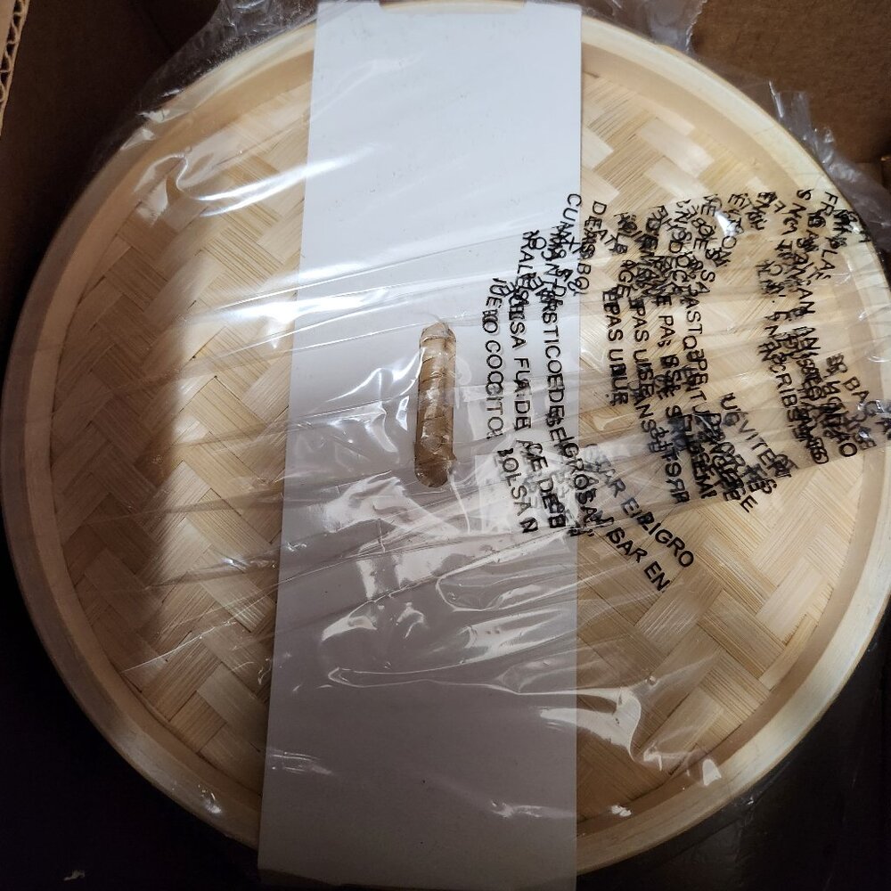 Williams Sonoma Bamboo Steamer 10" - New